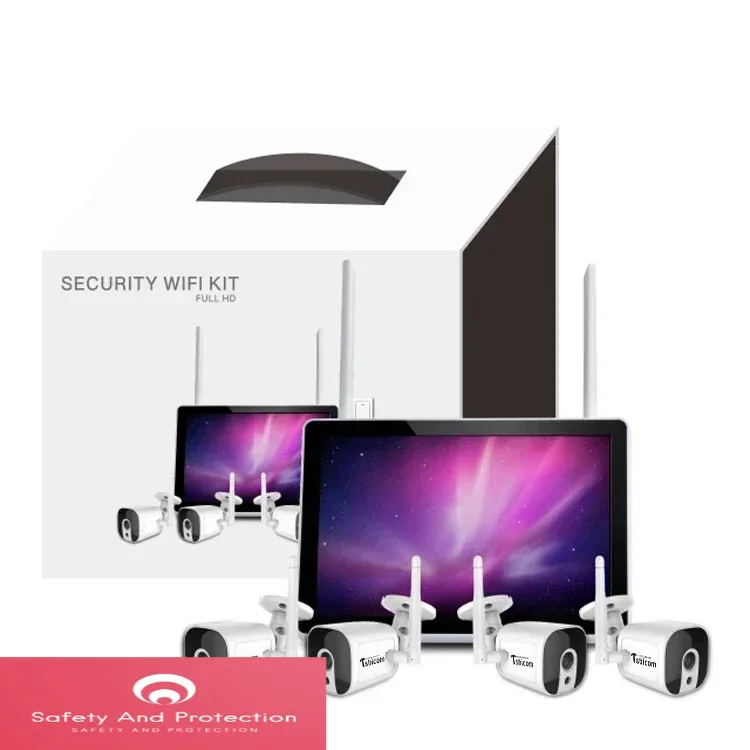 Home Security Wireless Camera - Kit NVR Wi-Fi intelligent TUYA 4CH