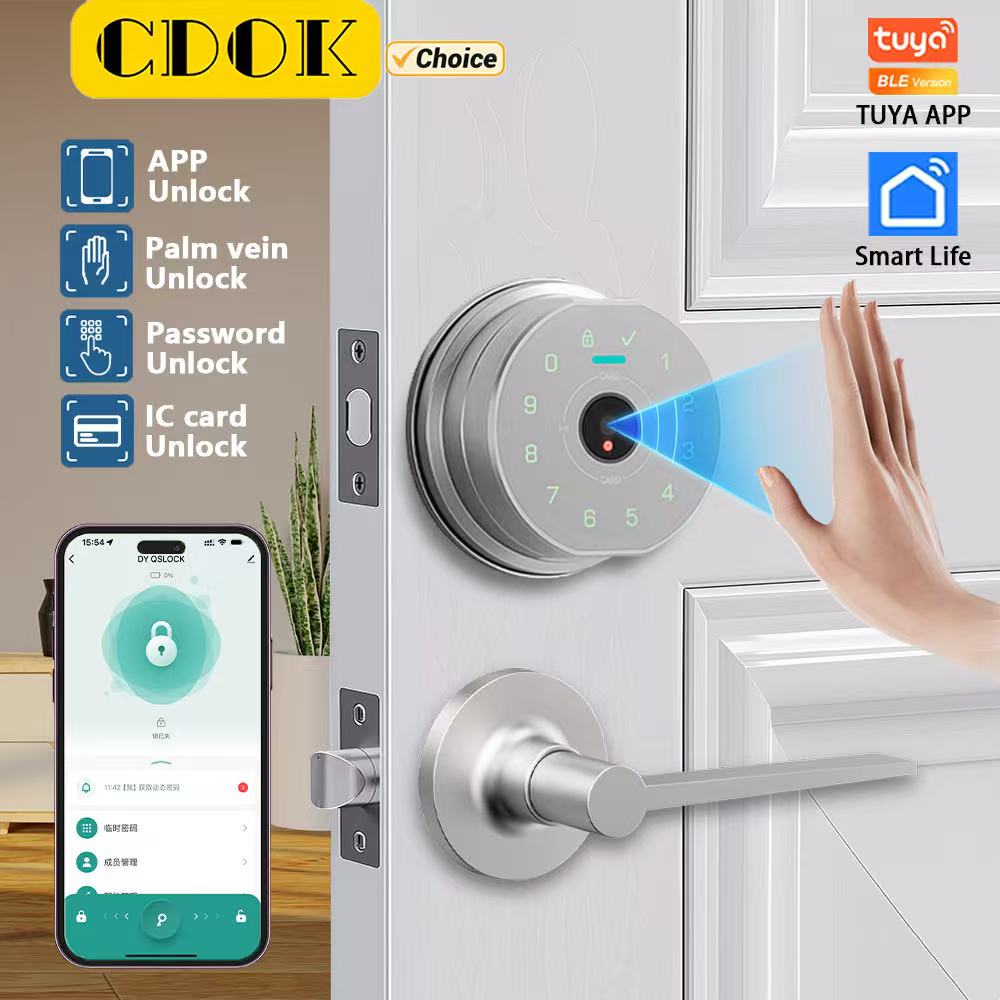 Home Security Keypad - Serrure intelligente CDOK K10, déverrouillage par