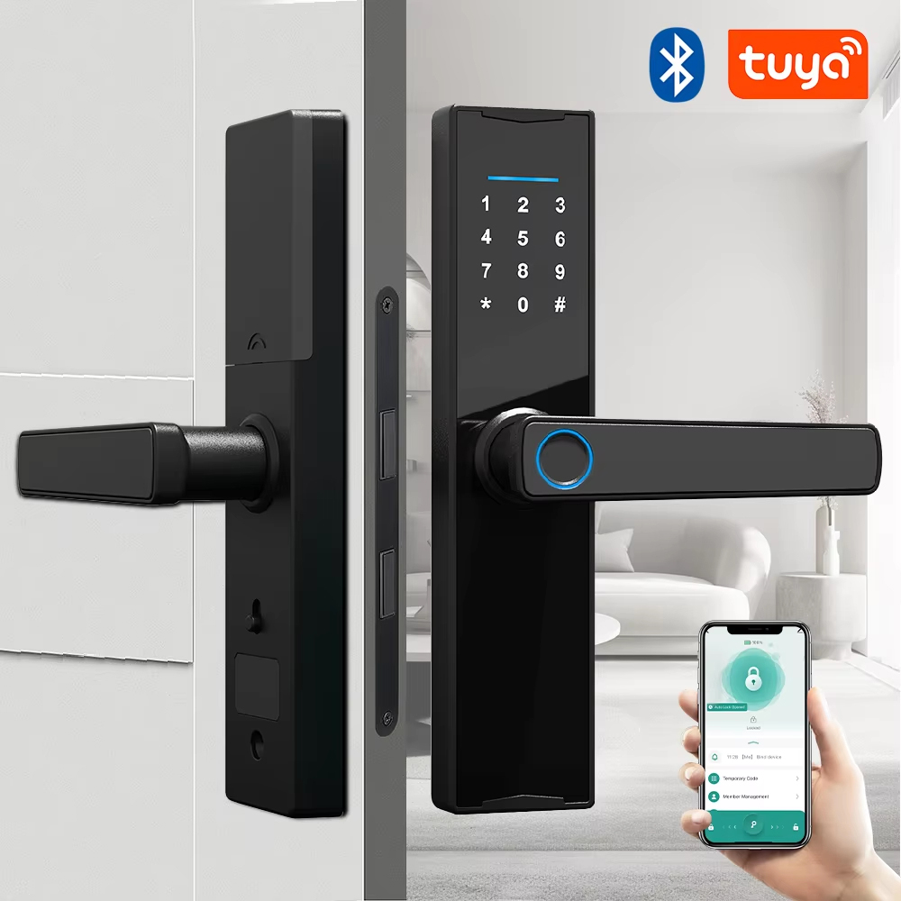Home Security Keypad - Serrure de porte intelligente, compatible Bluetooth,