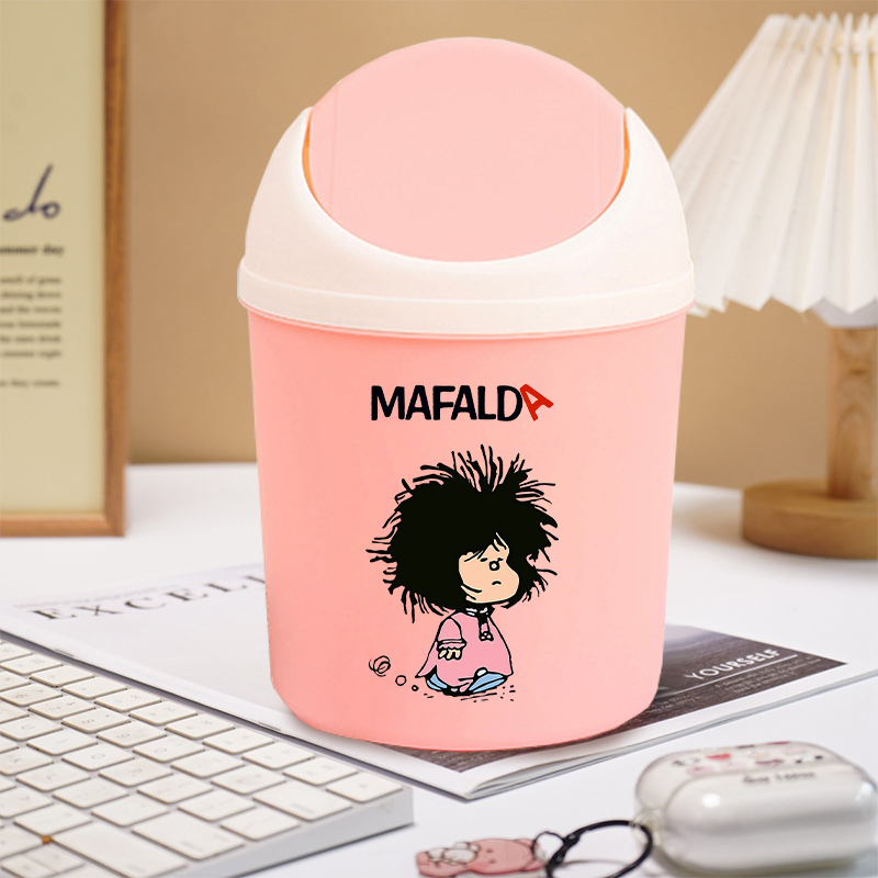 Home Security Youtube - Mini poubelle de bureau Mafalda, petite