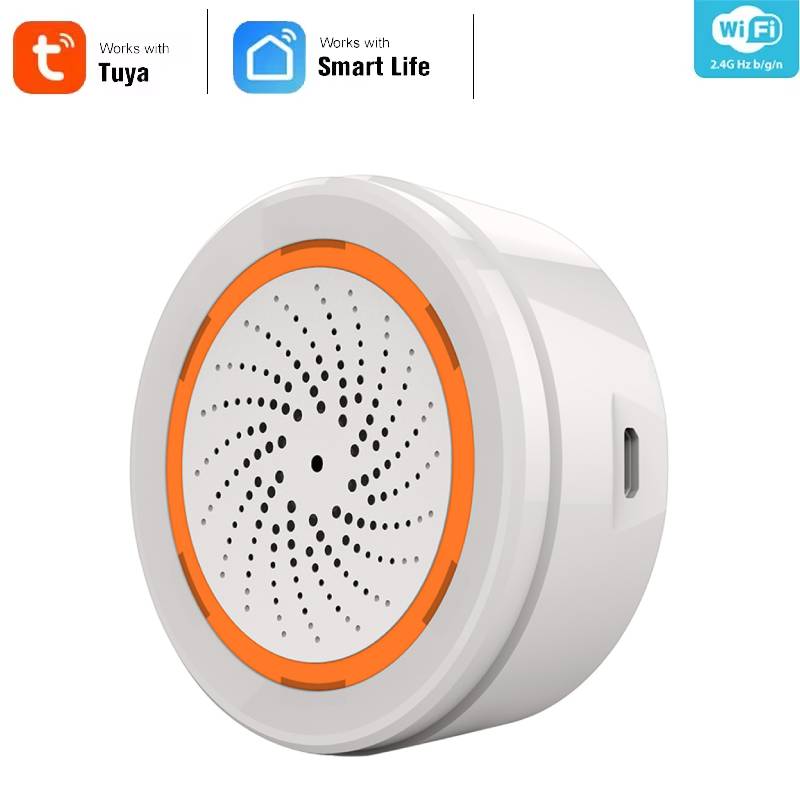 Home Security Siren - Sirène intelligente alarme Tuya Zigbee capteur
