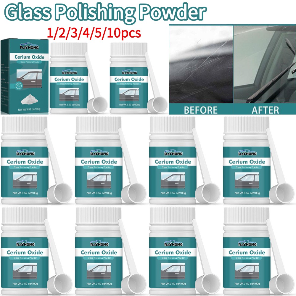 Glass Break Detector - Poudre de polissage de verre pour
