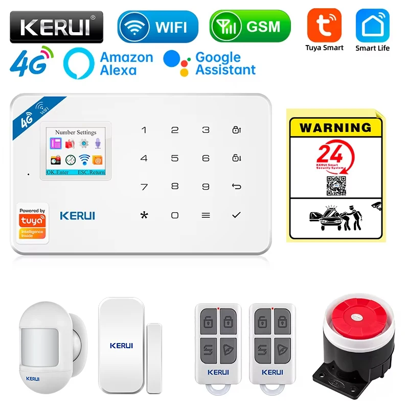 Home Security Diy - KERUI Activ- Kit de système d'alarme