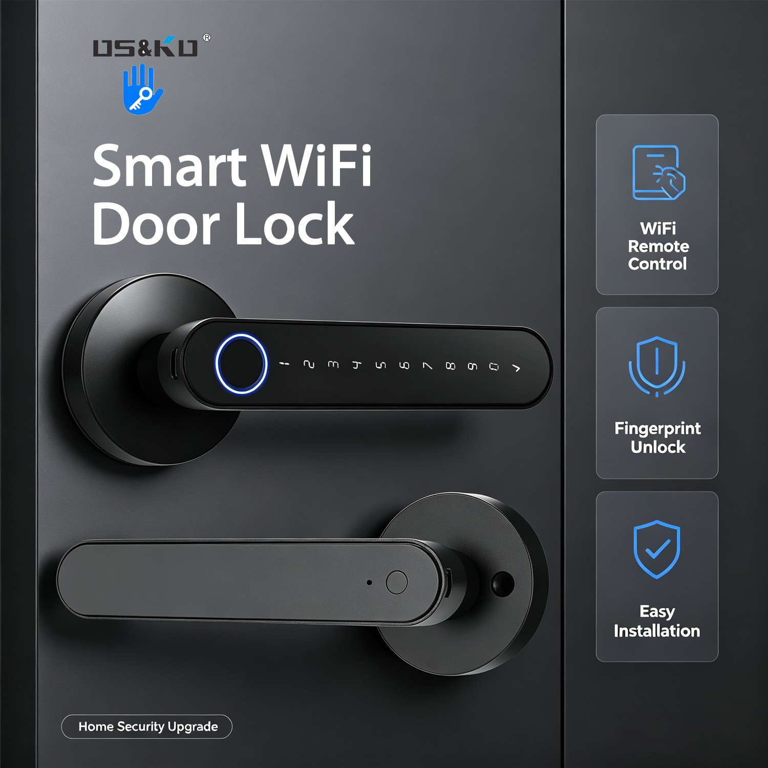 Home Security Keypad - Serrure de porte numérique intelligente TTLock,