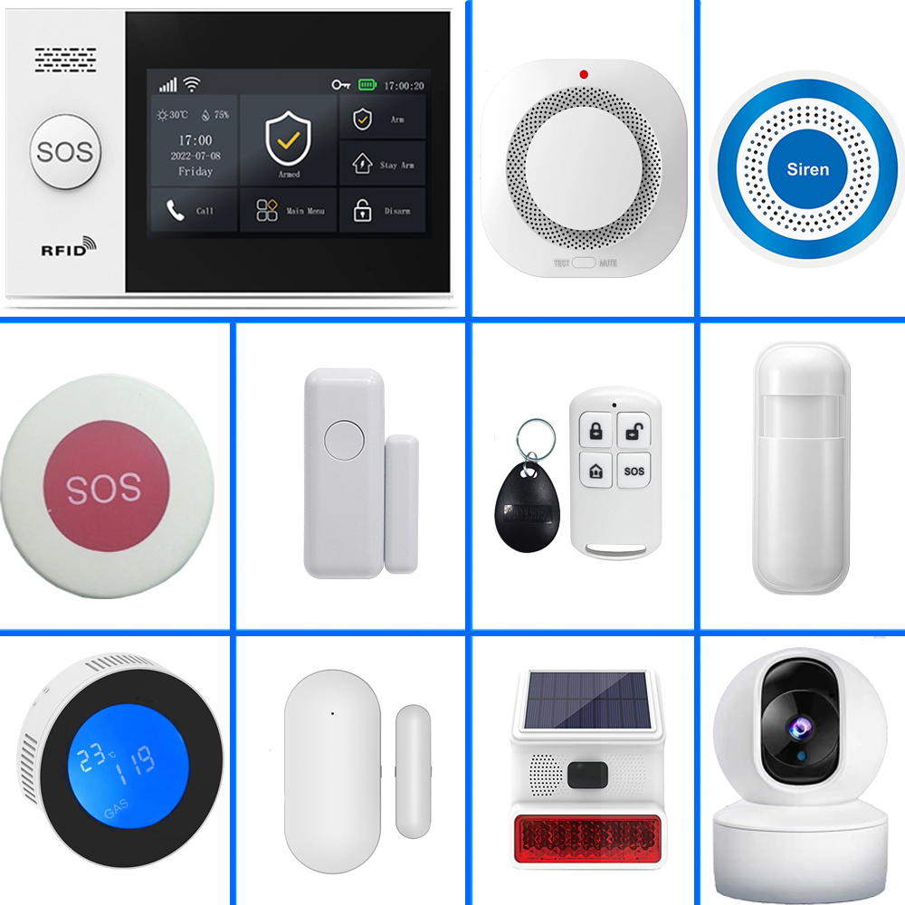Home Security Diy - Système d'alarme domestique intelligent PGST 4G