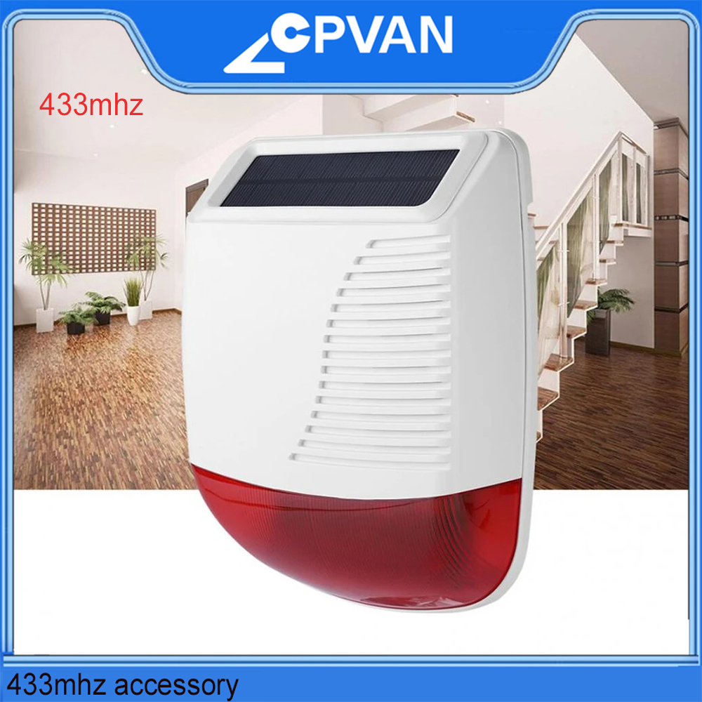 Home Security Siren - CPVAN – sirène d'extérieur sans fil,