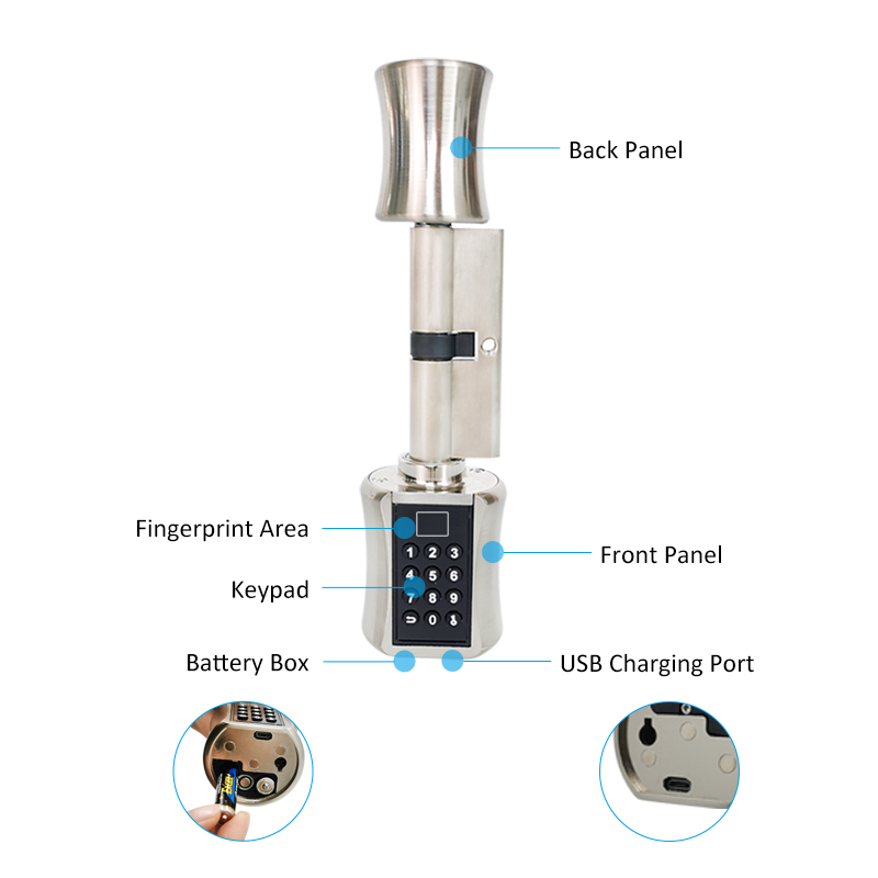 Serrure à cylindre intelligent - Home Security Keypad avis et prix