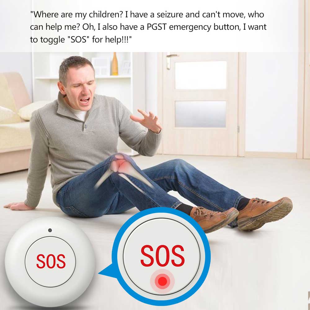 Bouton SOS sans fil, sonnette  - Home Security Company avis et prix