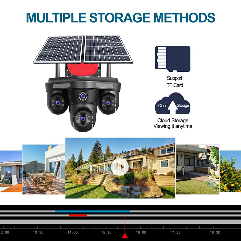 Caméra solaire de sécurité dom - Home Security Online avis et prix
