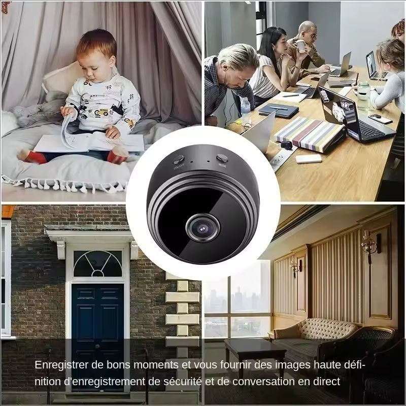Mini caméra A9 WiFi sans fil,  - Home Security Recorder avis et prix