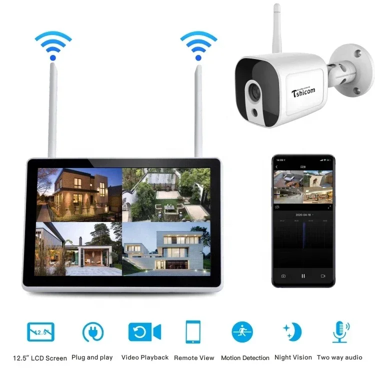 Kit NVR Wi-Fi intelligent TUYA - Home Security Wireless Camera avis et prix