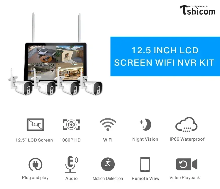 Kit NVR Wi-Fi intelligent TUYA - Home Security Wireless Camera avis et prix