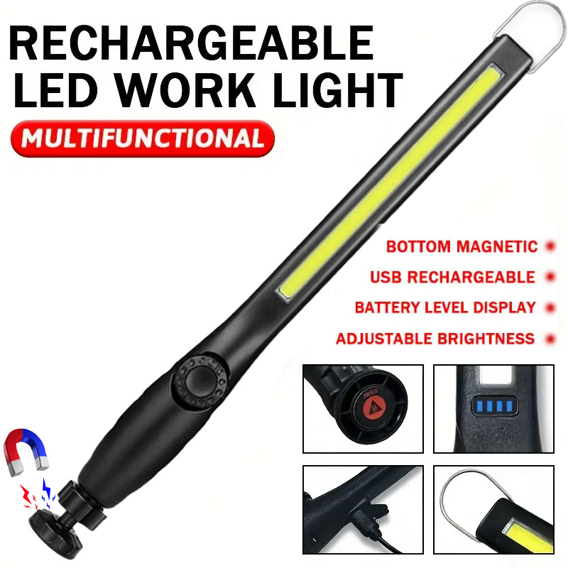 Lampe de travail LED rechargea - Home Security Jobs avis et prix