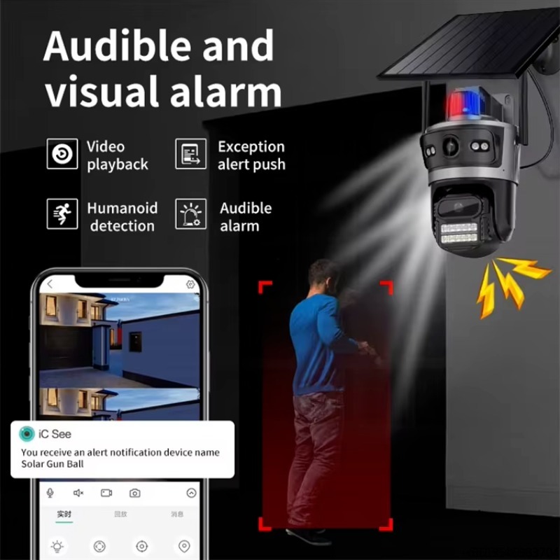 Caméra de surveillance solaire - Home Security Wireless Camera avis et prix