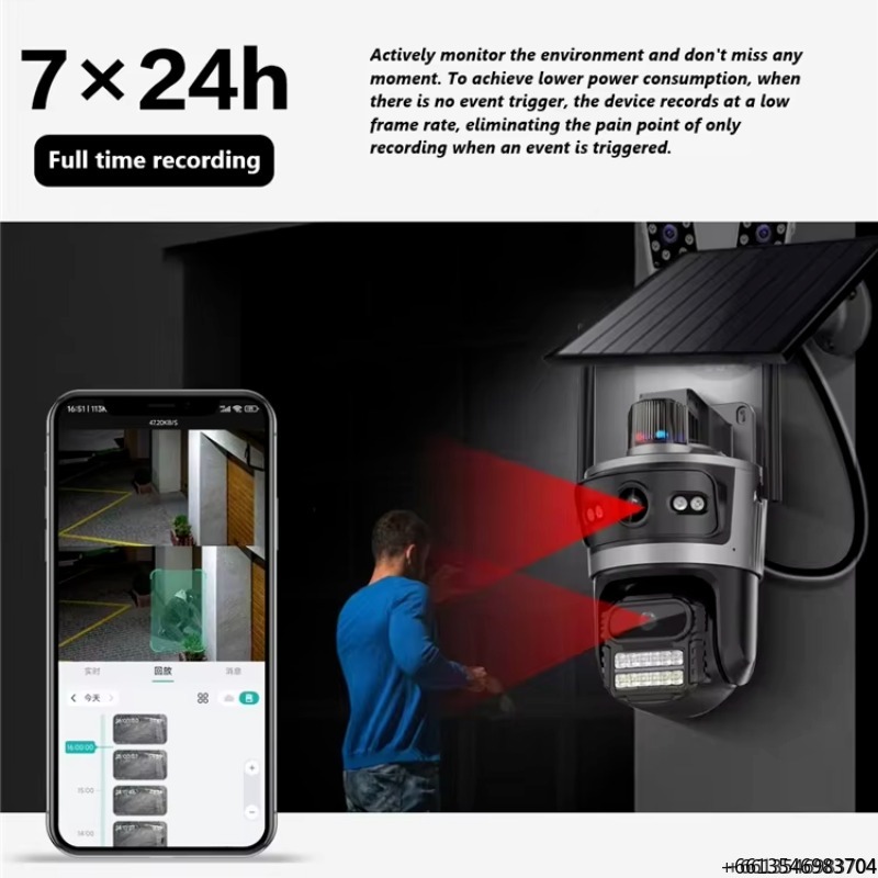 Caméra de surveillance solaire - Home Security Wireless Camera avis et prix