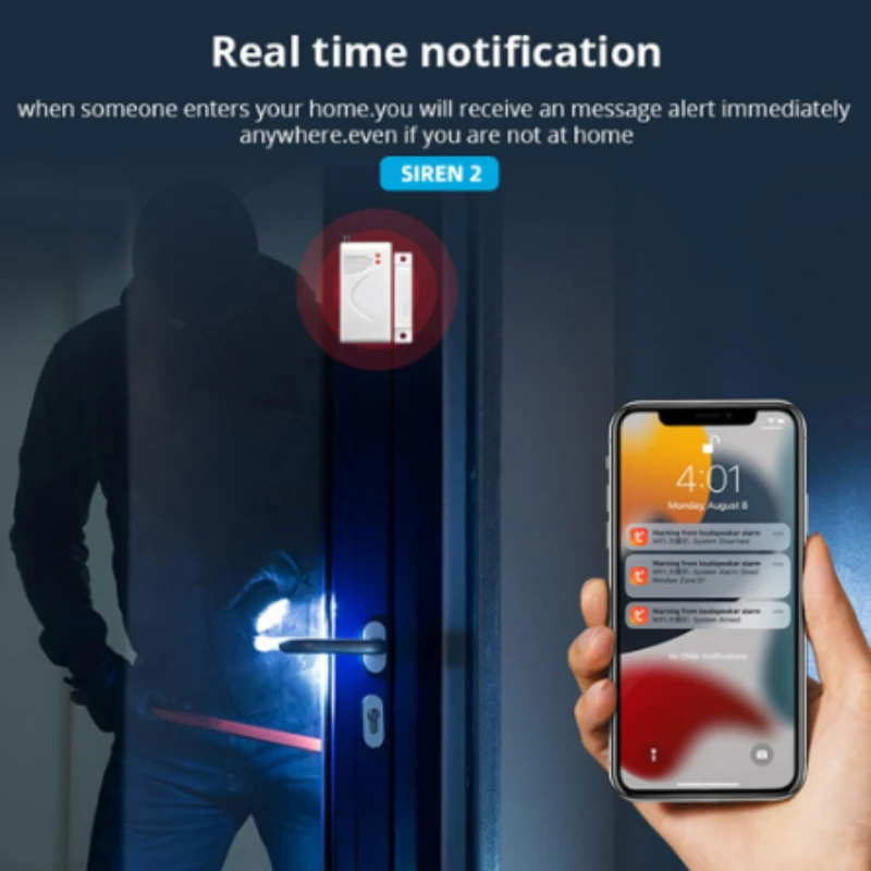 Nouveau Tuya WiFi sirène intel - Home Security Siren avis et prix
