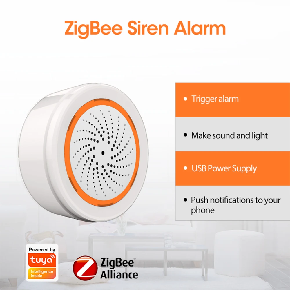 Coolcam Tuya Zigbee – sirène d - Home Security Siren avis et prix