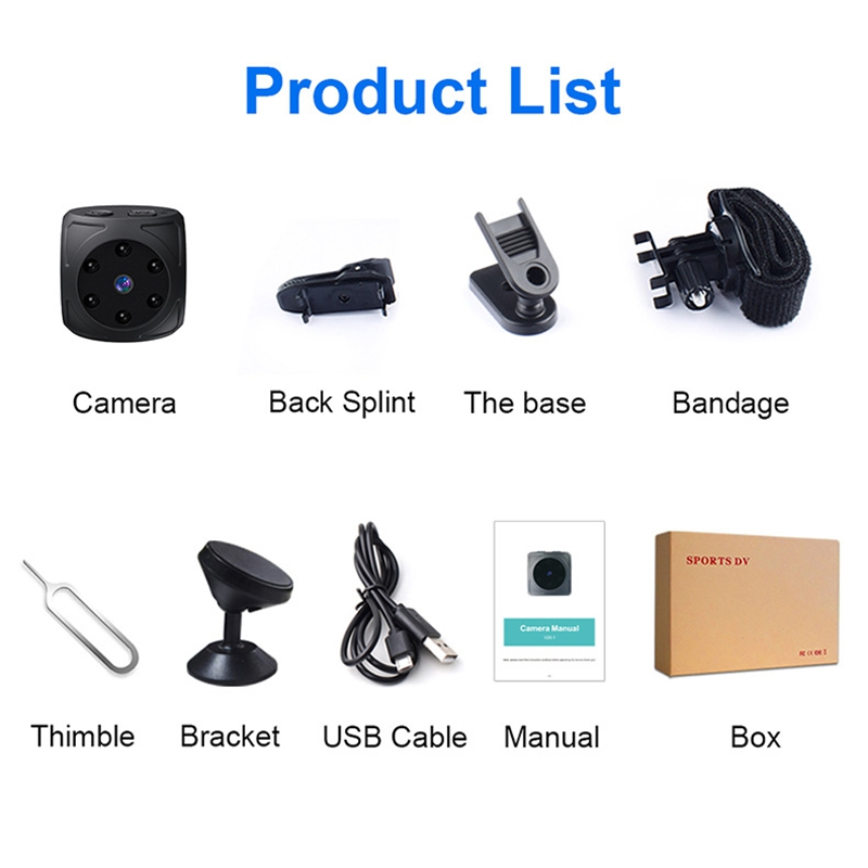 Mini caméra HD 1080p portable, - Home Security Recorder avis et prix