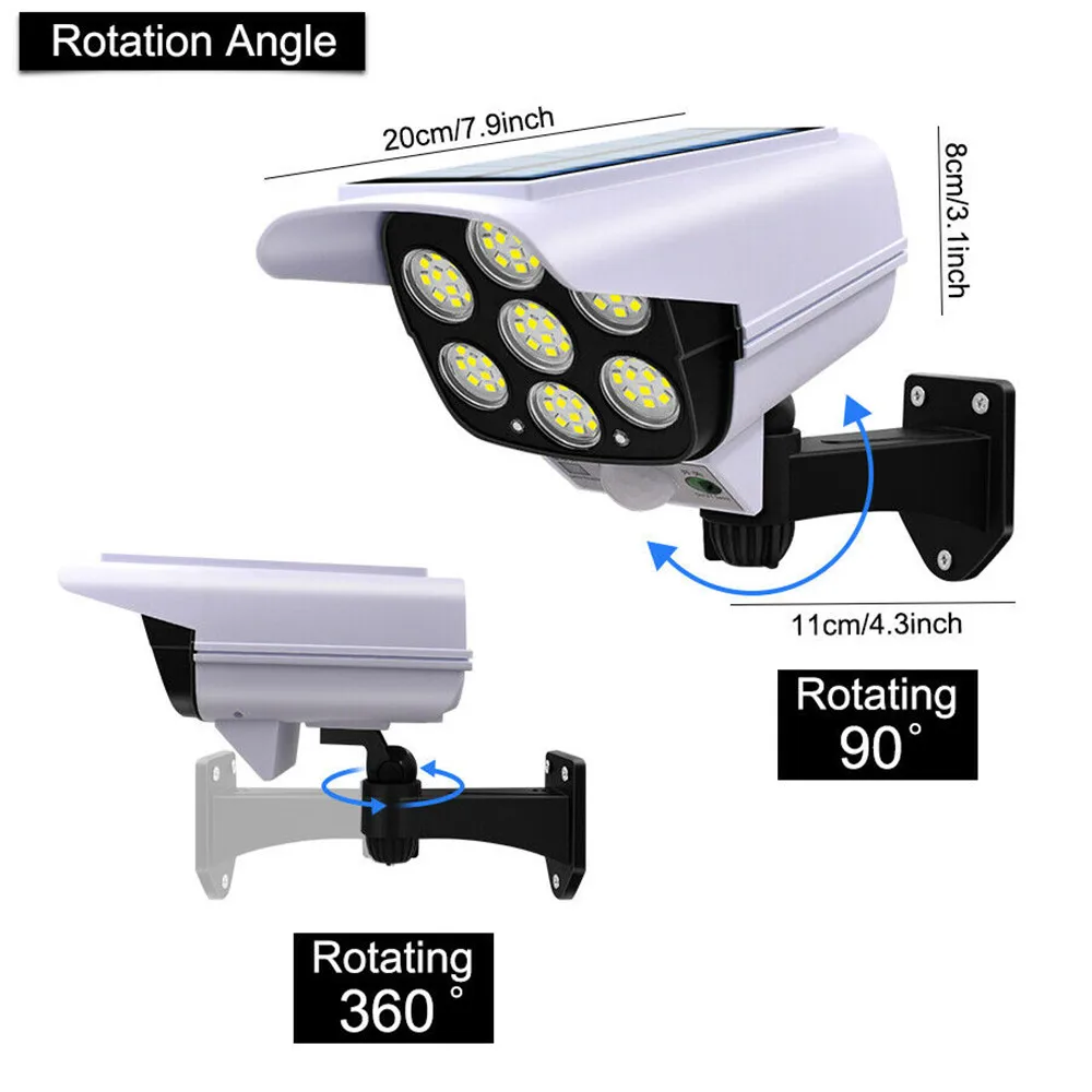 Lumière solaire extérieure cap - Home Security Wireless Camera avis et prix