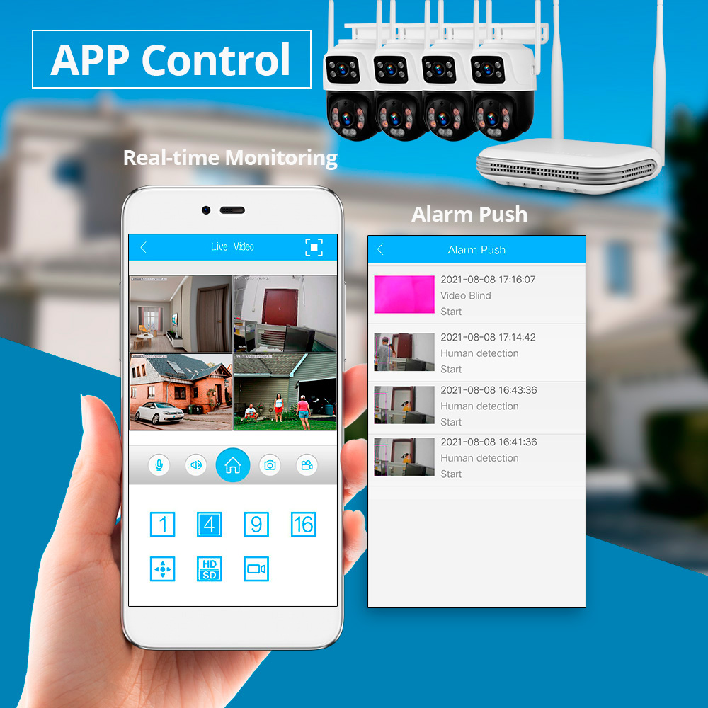 KERUI Étanche 6MP HD Sans Fil  - Home Security Company avis et prix