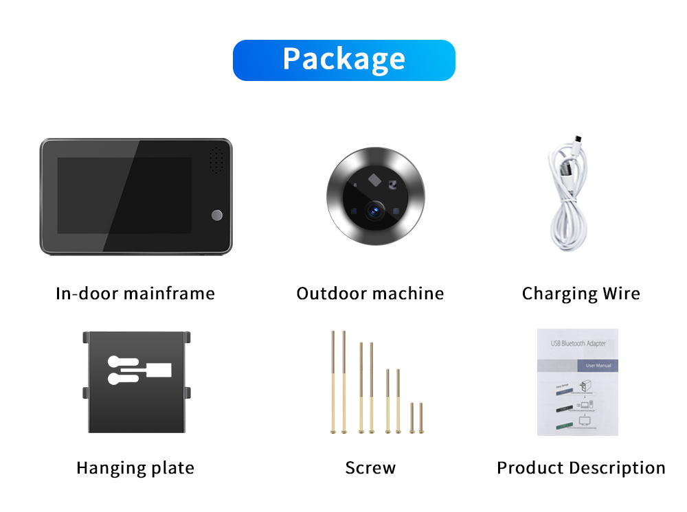 Sonnette WiFi Tuya Smartlife 4 - Home Security Wireless Camera avis et prix