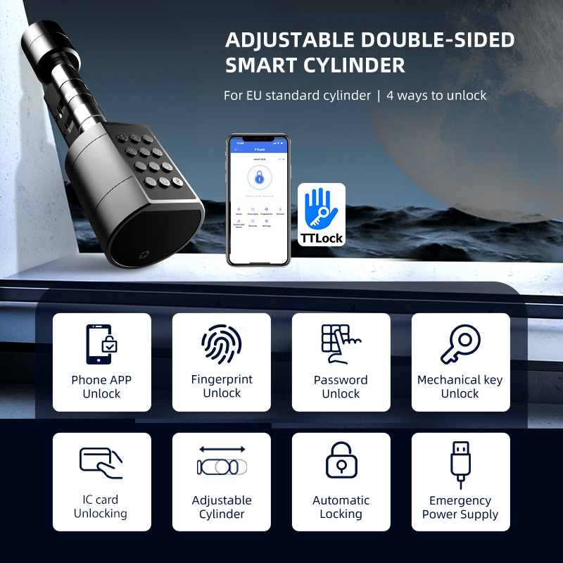Serrure de porte cylindrique i - Home Security Keypad avis et prix
