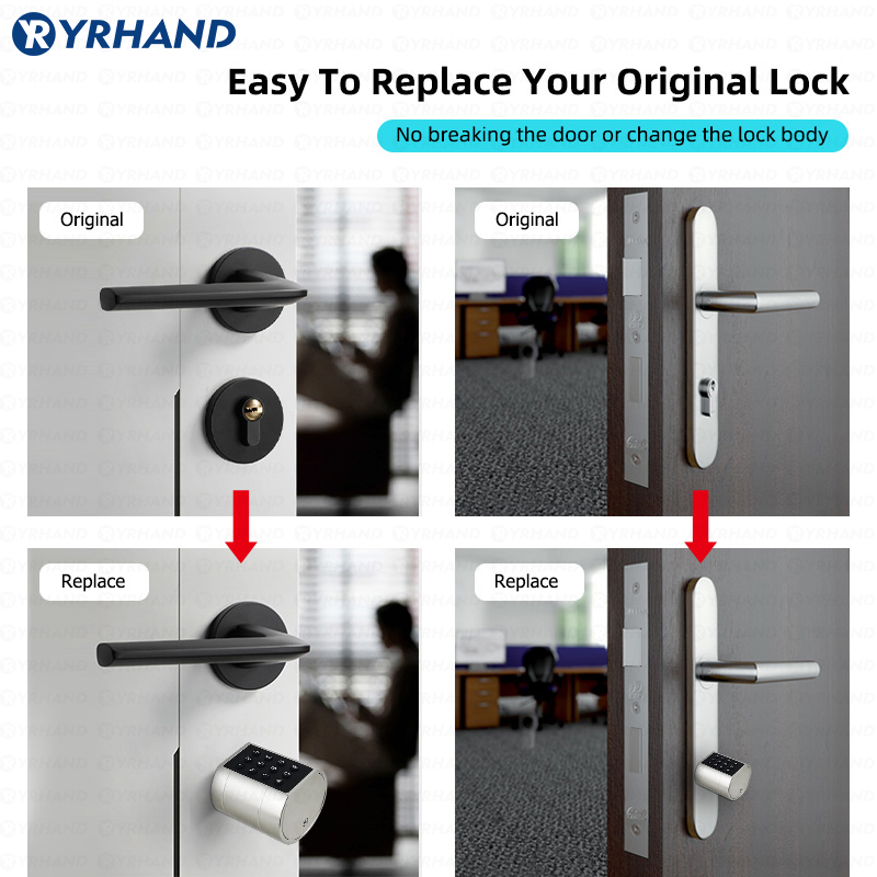 Serrure de porte cylindrique i - Home Security Keypad avis et prix