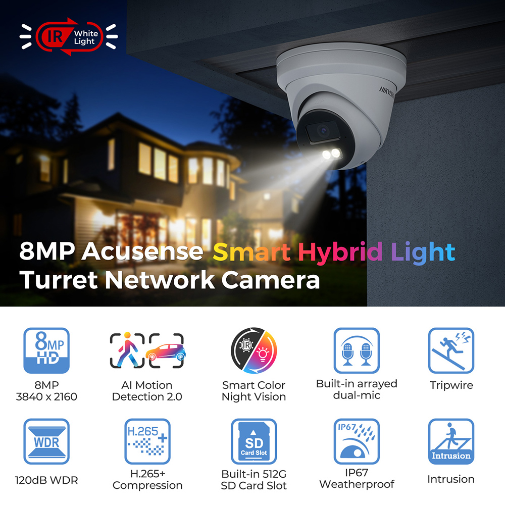 Caméra IP Hikvision DS-2CD2383 - Home Security Online avis et prix