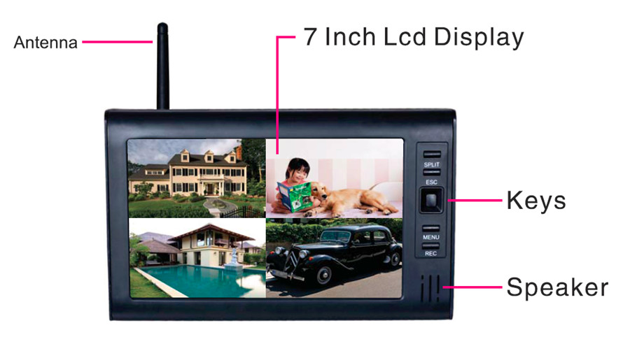 Système de sécurité CCTV avec  - Home Security Cameras Wireless avis et prix