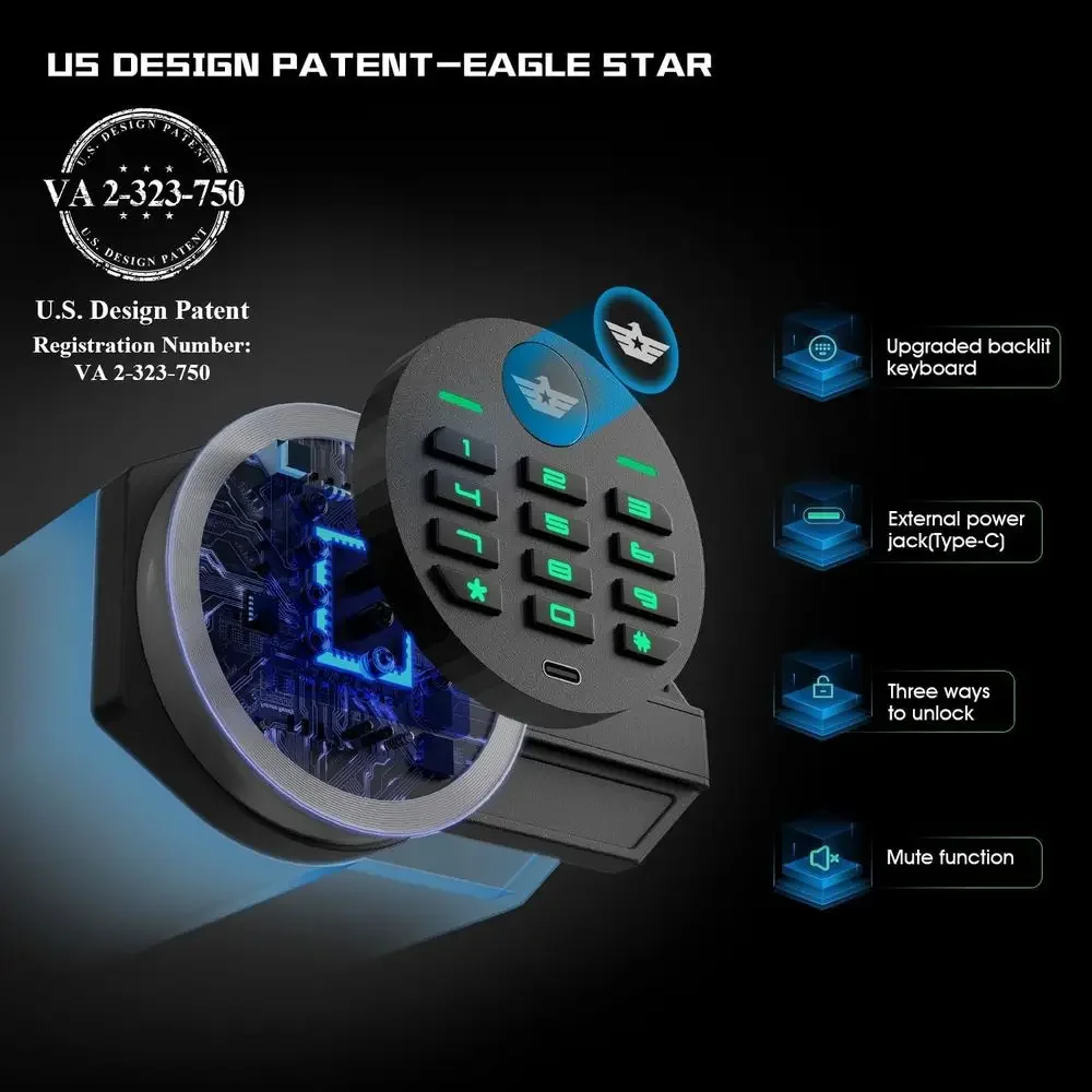 6,0 Cu. Coffre-fort de sécurit - Home Security Keypad avis et prix