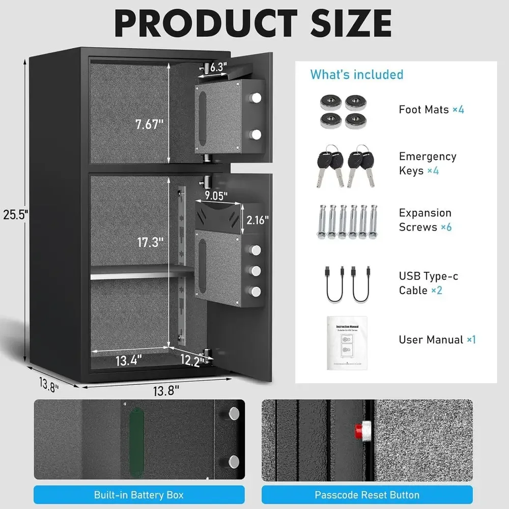 6,0 Cu. Coffre-fort de sécurit - Home Security Keypad avis et prix