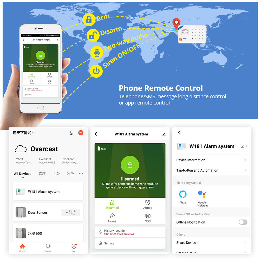 KERUI Activ- Kit de système d' - Home Security Diy avis et prix