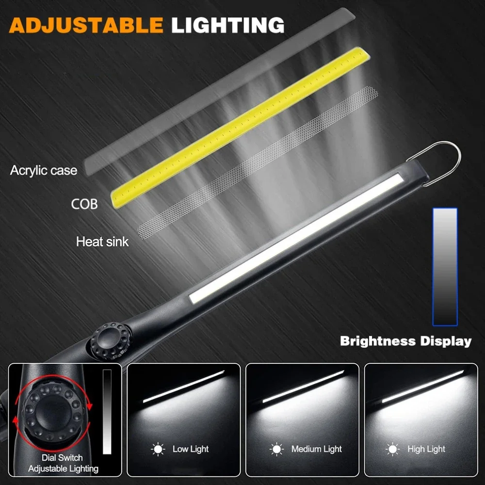 Lampe de travail LED rechargea - Home Security Jobs avis et prix