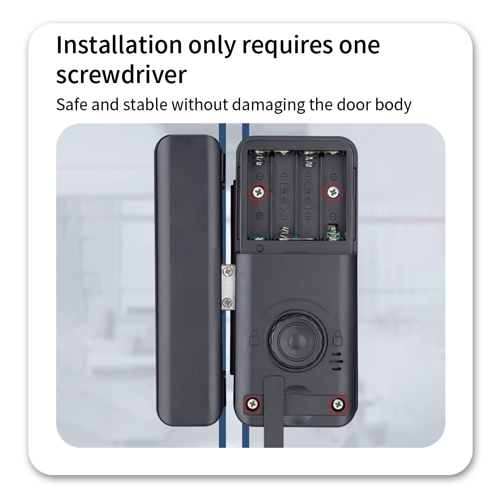Serrure de porte en verre inte - Home Security Keypad avis et prix