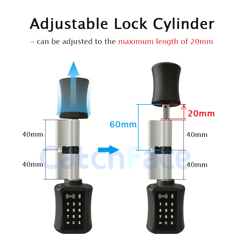 Serrure de cylindre intelligen - Home Security Keypad avis et prix