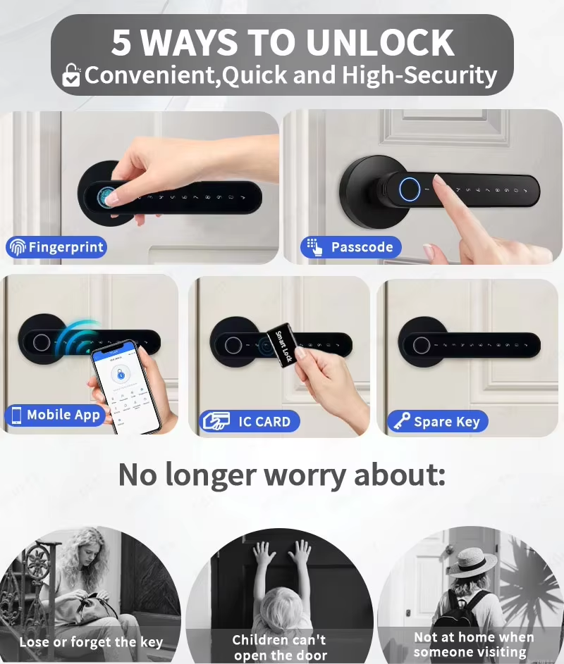 Serrure de porte numérique int - Home Security Keypad avis et prix