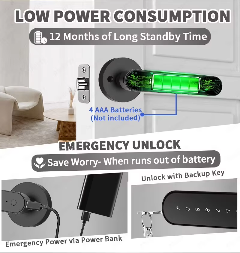Serrure de porte numérique int - Home Security Keypad avis et prix