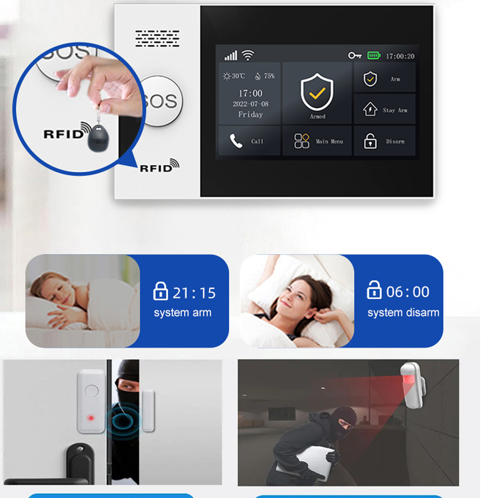 Système d'alarme domestique in - Home Security Diy avis et prix